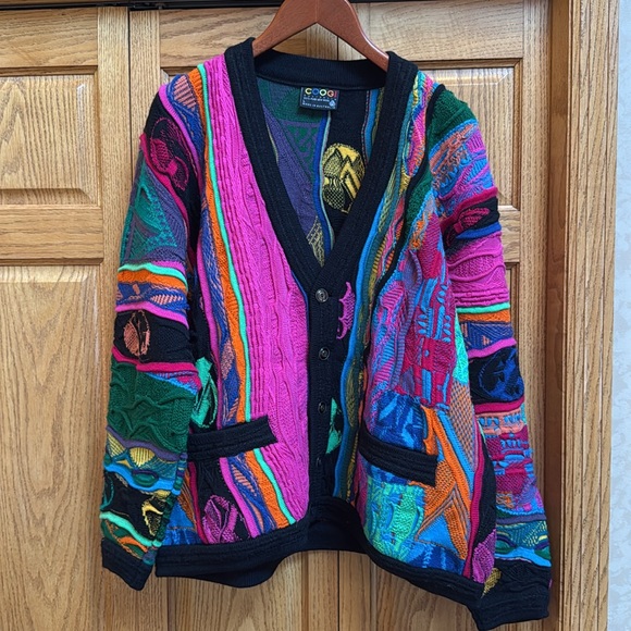 Authentic Coogi Colorful Knit Sweater excellent condition - Picture 8 of 9